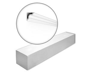 A1 NOMASTYL Moulure de plafond - 10 pièces (20 m) - 80 x 80 x 2000 mm - NOËL & MARQUET - une marque de NMC - Polystyrène