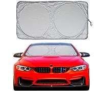 Pare-Soleil de Pare-Brise de Voiture pour Pare-Brise Automobile avec Pochette de Rangement par A1 - Pare-Soleil Pliable pour Camion, VUS, Protection de fenêtre Avant pour Accessoires d'intérieur pour