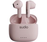 A1 Pink Earphones With Bluetooth, Touch Control With Compact Wireless Charging Station Ipx4, Silent Earbuds With Built-In Microphone, Premium Crystal Sound