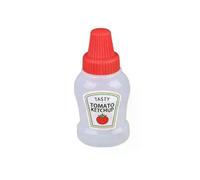 (A1,Single Tomato)Mini Tomato Ketchup Bottle Portable Small Sauce Container Salad Dressing Pantry S For Bento Box Household Plastic Gravy Boat