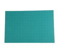 A1 Tapis de découpe en PVC durable 5 plis auto-cicatrisant double face pour bricolage, travaux manuels, écriture, peinture, sculpture, vert 60 x 90 cm