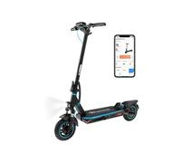 EVERCROSS A1 Trottinette Électrique Adulte Pliable 10 800W 3 Mode Vitesses 2 freins et amortisseurs Écran LED Bluetooth APP Bleu