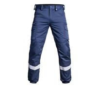 A10 Equipment Pantalon V2 Sécu-One HV-Tape Bleu Marine