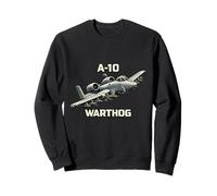 A10 Warthog Close Air Support Jet Avion Militaire Sweatshirt