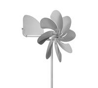 A1005 - SKARAT Speedy28 Plus Moulin à vent en acier inoxydable (28 cm de diamètre), à roulement à billes, avec girouette (rotation à 360°) - Fabriqué en Allemagne