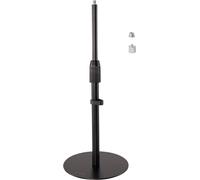 A1010 - Support À Poser Pour Bureau Avec Bras Télescopique Et Socle Antidérapant, Pour Microphones / Webcam / Lampes, Hauteur Réglable (K87651Ww)