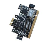 A1105 Carte de test améliorée pour cartes mères avec affichage numérique de l'horloge et modules de détection d'erreurs LED CPU DRAM VGA Outil de diagnostic