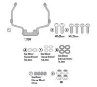 KAPPA 2026/03 SUPPORT DE PARE-BRISE 1221AK HONDA CB 750 HORNET '25-,