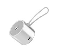 A127 Mini Alto-Falante Bluetooth Retro Design Compacto Portátil HiFi Sound Wireless Stereo Music Player Prata