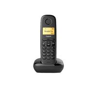 A170 - Téléphone sans fil avec ID d'appelant - DECT\GAP - noir