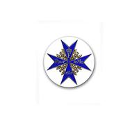 A1819 Sticker/autocollant avec inscription "Pour le Mérite" Distinction prussienne créée par Frédéric le Grand 7 x 7 cm