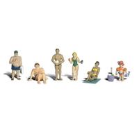 A1853 Personnages Plage Baigneurs Woodland Scenics 1/87eme