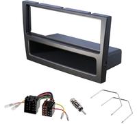 A189 - Kit autoradio Cache-Radio Compatible Opel Corsa C Combo Omega Astra Vectra Meriva Agila Adaptateur Radio Adaptateur d'antenne Déverrouillage Noir