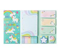 A1DIEE Lot de 550 feuilles de notes autocollantes magiques à motif de chevaux - Ensemble d'autocollants pour bloc-notes - Carnets de notes autocollants dessinés pour écriture - Notes autocollantes