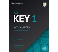 A2 Key 1 for the Revised 2020 Exam Student's Book with Answers with Audio with Resource Bank