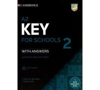 A2 Key for Schools 2 Livre de l'élève avec réponses avec audio avec banque de ressources
