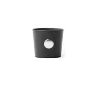 A2 Pot Hug Cuir Tärnsjö noir. Ø12x14 cm