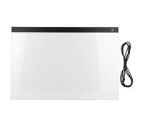 A2 Tablette Lumineuse Ultra-Mince Portable, Planche à Dessin LED USB, pour Artisanat Tatouage Aquarelle Copie Courtepointe Traçage Peinture X-Ray