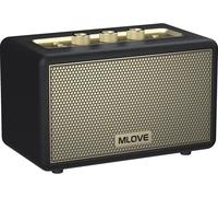 A200 Portable Bluetooth Speaker With Aux Input, Micro Sd Card Slot, Usb Port, Powerful Subwoofer, Tws Pairing, Long Battery And Power (Black)