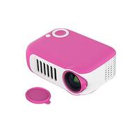 A2000 Home Mini Micro LCD Projector Portable Support 1080 HD Projector Home Theater Projector (Size : Cool All Black) (White Powder Contrast)