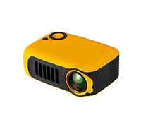 A2000 Mini Mini Projector Home Cross-Border LED Portable Projector HD 1080p Wholesale Home Theater Projector (Size : Orange and Black Contrast)
