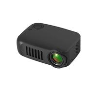 A2000 Mini Portable Mobile Phone Projector Mini Projector HD 1080P Household Children Home Theater Projector (Size : Orange and Black Contrast) (Cool All Black)