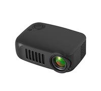 A2000 Mini Portable Mobile Phone Projector Smart Mini Projector HD 1080P Household Children Home Theater Projector (Size : Black and White Classic) (Cool All Black)