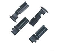 A2038950105 A2038950205 Kit de réparation de clips de rideau de toit ouvrant pour Mercedes W211 W203 - Lot de 4 supports en plastique noir, curseur de pare-soleil de rechange pour