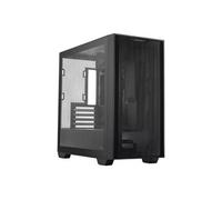 ASUS A21 Micro-ATX Case Noir (Support for 165 mm CPU Cooler, 360 mm radiators, 380 mm Graphics Card, ATX PSU, Black and White Color Options, 33 mm Cable Management Space)