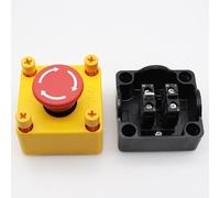 A22-E.STOP/KC11 01 02/I Ensemble complet de boutons d'arrêt d'urgence rotatifs avec boîtier(A22-E.STOP/KC11/I 1open 1close)