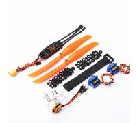 A2212 1000kv / 1400kv / 2200kv Moteur Sans Balai + 40a Esc + Sg90 9g Servo + 8060/6035 Hélice Système Combiné D& 39;Alimentation Rc Pour Avion Rc À Voilure Fixe ( 1400kv Motor+Servo+Propeller+40a Esc 