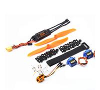 A2212 1000kv / 1400kv / 2200kv Moteur Sans Balai + 40a Esc + Sg90 9g Servo + 8060/6035 Hélice Système Combiné D& 39;Alimentation Rc Pour Avion Rc À Voilure Fixe ( 2200kv Motor+Servo+Propeller+40a Esc 