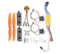 A2212 2200KV Moteur sans balais 30A ESC SG90 9G Servo 6035 Hélice pour accessoires d'avion à voilure fixe RC(2200KV Motor + 6035 Propeller + 9G Servo + 30A ESC)