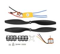 A2212 930KV Bless Outrunner Motor, RC Aircraft Multicopter ESC Kit, 30A ESC with 1045R Prler, Compatibi for and Batteries, Aer