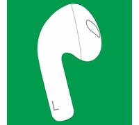 A2564 - Oreillette gauche unique - Oreillette gauche de rechange pour AirPod (3e génération), compatible avec les AirPods 3 A2897 A2566 d'origine (gauche A2564)