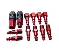 A27F-Hose 1/4" NPT Raccord en aluminium haute pression for compresseur d'air(12PC Set)