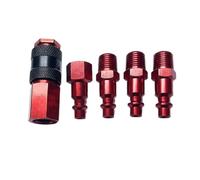 A27F-Hose 1/4" NPT Raccord en aluminium haute pression for compresseur d'air(5PC Set)