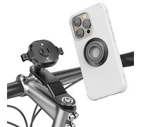 A2C Support de téléphone portable pour vélo - 1s-Lock - Support de téléphone portable pour vélo en aluminium - Rotation à 360° - Pour iPhone Samsung - Déverrouillage à une main pour VTT et vélo de