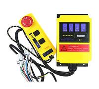 A2HH Télécommande industrielle sans fil étanche à la poussière Interrupteur pour palan électrique grue de levage et conduite industrielle 1 émetteur + 1 récepteur AC 380 V (AC 380 V)