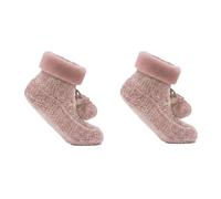 A2Z 1 paire de chaussettes pour femme en fausse fourrure chenille super douces, moelleuses et antidérapantes - Chaussettes d'intérieur chaudes et confortables pour femme - Idée cadeau pour l'hiver