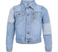 A2Z 4 Enfants Mode Denim Bomber Veste Manteau Jeans Manches Longues - Jacket JK38 Light Blue 9-10