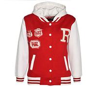 A2Z 4 Kids B.B Encapuchonné R Mode NYC/FOX Veste Varsity - B.B Aqua 3-4
