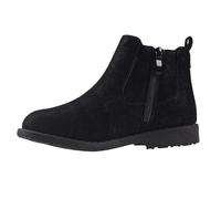 A2Z 4 Kids Bottines Chelsea pour filles en faux daim avec fermeture éclair et sangle à boucle pour enfants - Bottes confortables et décontractées pour école de fête du 39 au 40, Noir , 24 EU