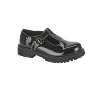 A2Z 4 Kids Chaussures d'école à barre en T pour filles avec boucle fleur vernie, chaussures intelligentes, confortables, légères et durables, semelle pour enfants, pointures 38 à 34