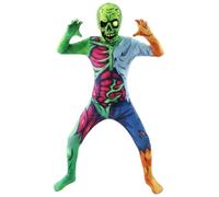 A2Z 4 Kids Costume d'Halloween zombie toxique pour garçons et filles - Costume de zombie toxique 3-5 ans