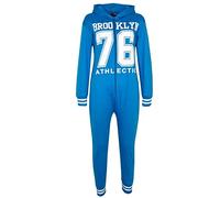 A2Z 4 Kids Coton Combinaison pour Enfants Combinaison - Brooklyn Onesie Turquoise 9-10