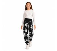 A2Z 4 Kids Enfants Filles Ali Baba Uni Couleur Tendance - Ali Baba Trouser Skull 7-8