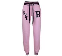 A2Z 4 Kids® Enfants Filles Garçons Jogging Baseball Trackie - Baseball Trousers NYC Baby Pink 11-12