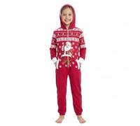 A2Z 4 Kids Enfants Filles Garcons Nouveauté - Xmas Onesie Santa Pink 5-6