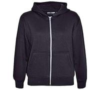 A2Z 4 Kids® Enfants Filles Garçons Plaine Toison Encapuchonné - Hoodie Plain Black 13